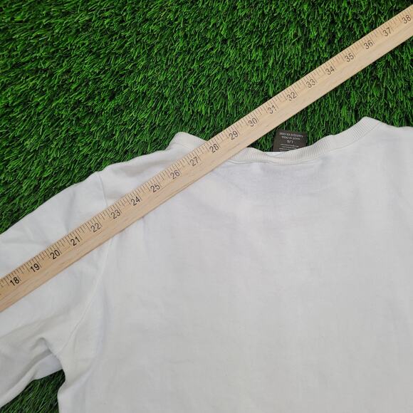 Bob-Marley Cropped Sweatshirt Women Large 20x21 Reggae White - Picture 6 of 15